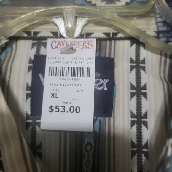 Wrangler Men's Checotah Western Snap Shirt - Picture 1 of 5